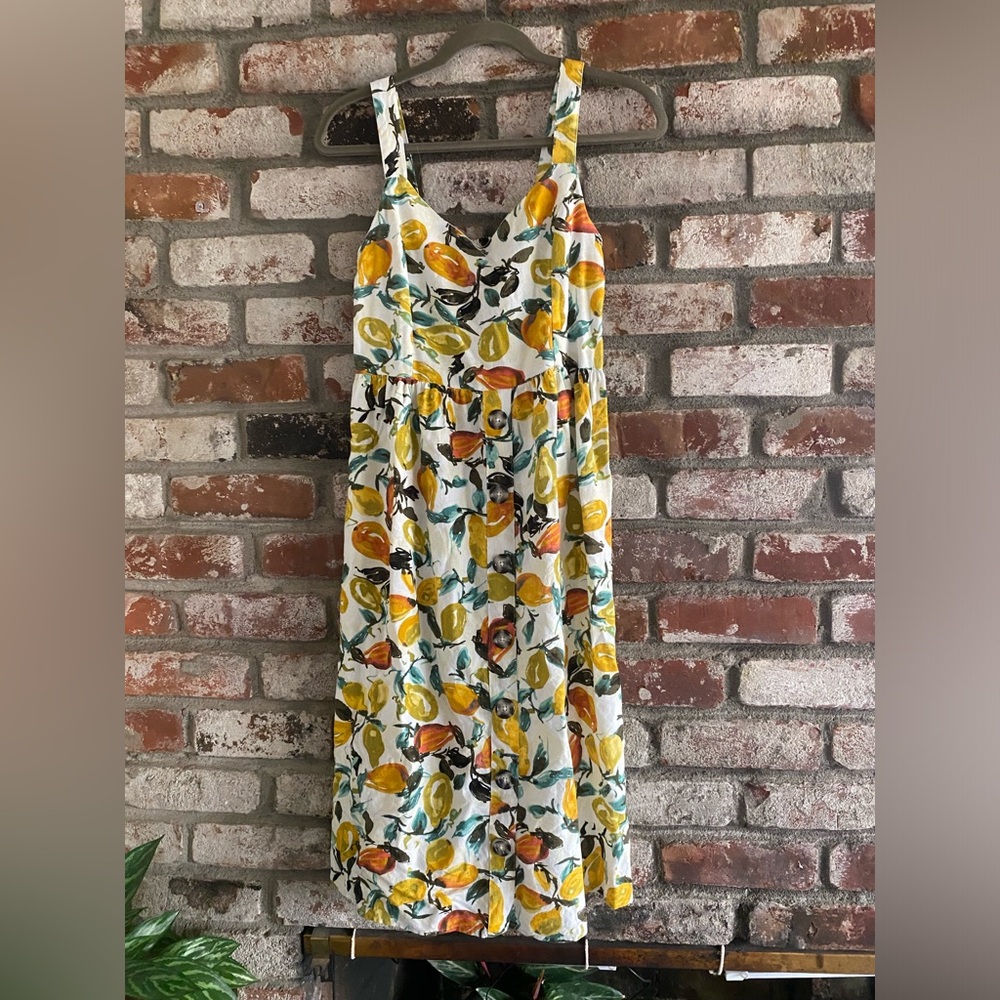 Ava James dress with pears